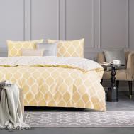 Комплект постельного белья  Харди Двуспальный желтый PRIME PRIVE