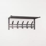 Вешалка с полкой  Торонто 21 графитовая ЗМИ