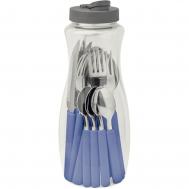 Набор столовых приборов  Gamboa сиреневый 16 предметов TRAMONTINA