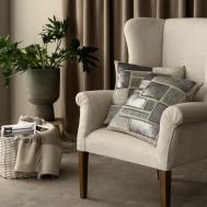 Подушка декоративная  Тиас серый 45x45 см Togas