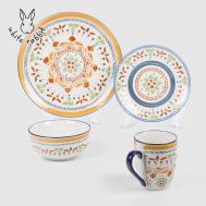 Набор посуды  Ornament 16 предметов White Rabbit