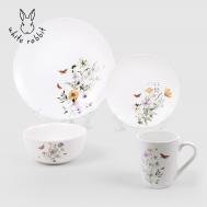 Набор посуды  матовый Meadow 16 предметов White Rabbit