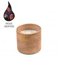 Аромасвеча  Alterna Figue menthe бежевая 2400 г Nour Bougie