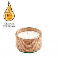 Аромасвеча  Alterna Orange cinnamon бежевая 1750 г Nour Bougie