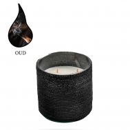Аромасвеча  Alterna Oud рафия черная 2400 г Nour Bougie