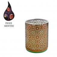 Аромасвеча  Arabesque Figue menthe бронза 1300 г Nour Bougie
