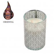 Аромасвеча  Arabesque Oriental серебро 2160 г Nour Bougie