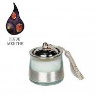 Аромасвеча  Conika Figue menthe серебро 156 г Nour Bougie