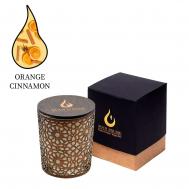 Аромасвеча  Stockholm Orange cinnamon 450 г Nour Bougie