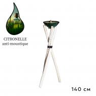 Аромасвеча  Tamegrout Citronelle anti-moustique керамика 11 кг 140 см бамбук Nour Bougie
