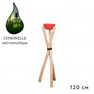 Аромасвеча  Terra Citronelle anti-moustique керамика 7 кг 120 см бамбук Nour Bougie