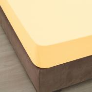 Простыня на резинке  желтый 160x200+30 см Ozdilek