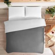 Пододеяльник  king size сатин серый 220x240 см Ozdilek