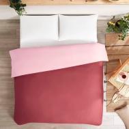 Пододеяльник  king size сатин коралловый 220x240 см Ozdilek