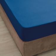 Простыня на резинке  индиго 180x200+30 см Ozdilek