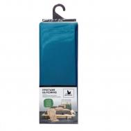 Простыня на резинке  морской синий (юбка 27 см) 90х200 см Belashoff