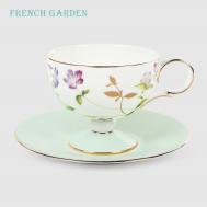 Пара чайная  Клематис чашка 220 мл, блюдце 15 см French garden