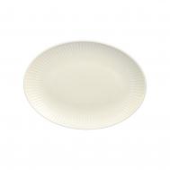 Блюдо  Dalia GL04 овальное кремовое 33 см Cmielow