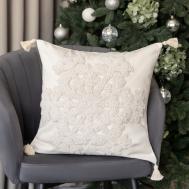 Подушка декоративная  Элма экрю 45x45 см Estia