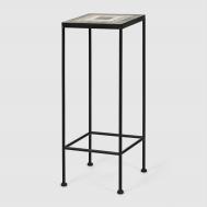 Подставка для цветов  с мозаикой Патио чёрная 25х60 см Heng yu