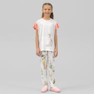 Пижама для девочек  Пикколо белый р.128-134 Togas Kids