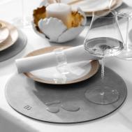 Подставка под горячее  Рейн серая d-33 см 1 предмет Togas