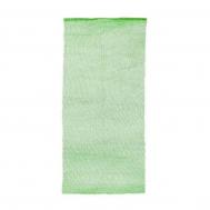 Мочалка-полотенце  плетёная зелёная 30х60 см Банные Штучки