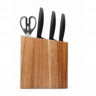 Набор ножей  nerosteel ножницы/подставка 5 предметов Apollo