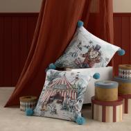 Подушка декоративная  Циркус зеленый 45x45 см Togas