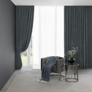 Комплект штор с подхватами  Шевалье серый 230x275 см 4 предмета Togas