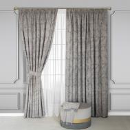 Комплект штор с подхватами  Орелья серый 260x300 см 4 предмета Togas