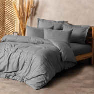 Комплект постельного белья   plaid reaktif Двуспальный 8680108070567 Cotton box