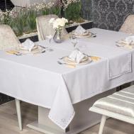 Набор  скатерть,дорожка, 6 салфеток белый Cotton box
