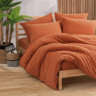 Комплект постельного белья   crepe combed Двуспальный 8680108062685 Cotton box