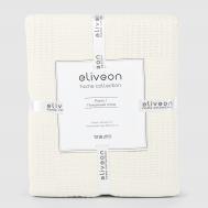 Плед  Pike вафельный хлопок 160х200 см кремовый Eliveon