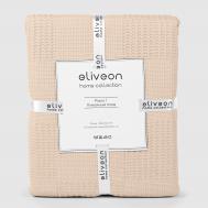 Плед  Pike вафельный хлопок 160х200 см бежевый Eliveon