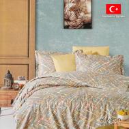 Комплект постельного белья  Евро хлопок серый Eliveon