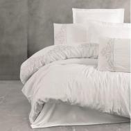 Комплект постельного белья   brode satin Двуспальный 8680108072172 Cotton box