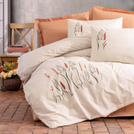 Комплект постельного белья   brode embroidered Двуспальный 8680108071212 Cotton box