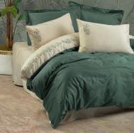 Комплект постельного белья   brode satin Двуспальный 8680108063408 Cotton box