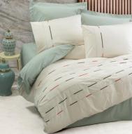 Комплект постельного белья   brode embroidered Двуспальный 8680108062722 Cotton box