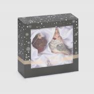 Набор ёлочных игрушек  птичка и желудь 2 шт Snow and Stars