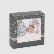 Набор ёлочных игрушек  олененок и ёлочка 2 шт Snow and Stars