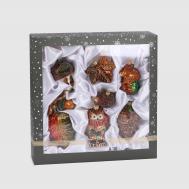 Набор ёлочных игрушек  лесной 7 шт Snow and Stars