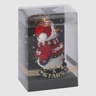 Игрушка ёлочная  снеговик в свитере Snow and Stars