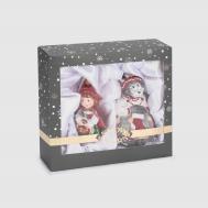 Набор ёлочных игрушек  красная шапочка и серый волк 2 шт Snow and Stars