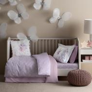 Комплект постельного белья  Фаллена белый/сиреневый Детский Togas Kids