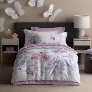 Комплект постельного белья  Фаллена белый/сиреневый Полуторный Togas Kids