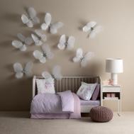 Пододеяльник  Фаллена белый/сиреневый 100х120 см Togas Kids