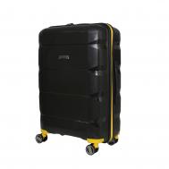 Чемодан  4-х колёсный Чёрный EN6520-24-27 Fabretti